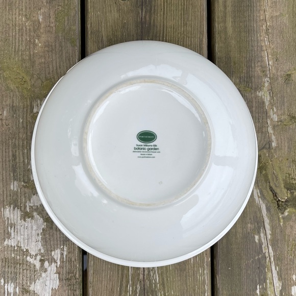 As Is**Portmeirion Botanic Garden Sovereign Shape 10” Salad Bowl Made in Britain - Picture 12 of 15